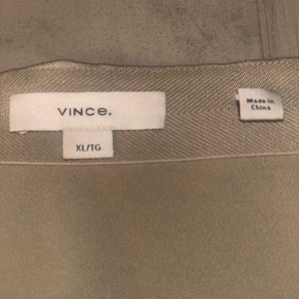 NEW VINCE‎ side zip detail satin zip skirt Size XL - Picture 7 of 12